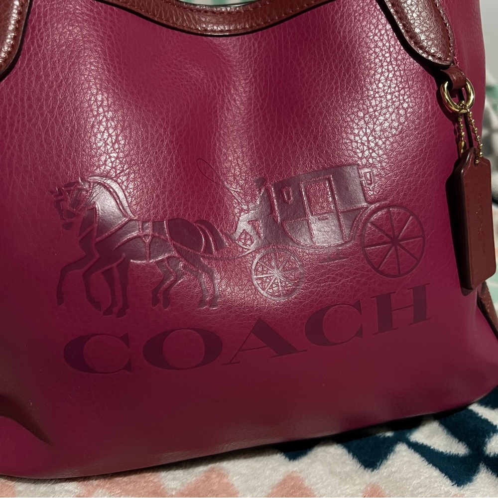 COACH purse/Tote 27 In Colorblock With Horse And Carriage STYLE NO. C5775